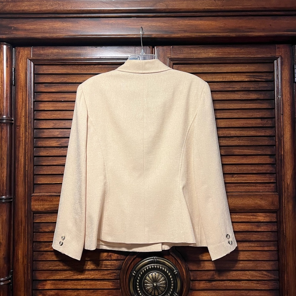 Kasper ALS Double-Breasted Button Up Yellow‎ Blazer Women’s Size 16 - Picture 3 of 15